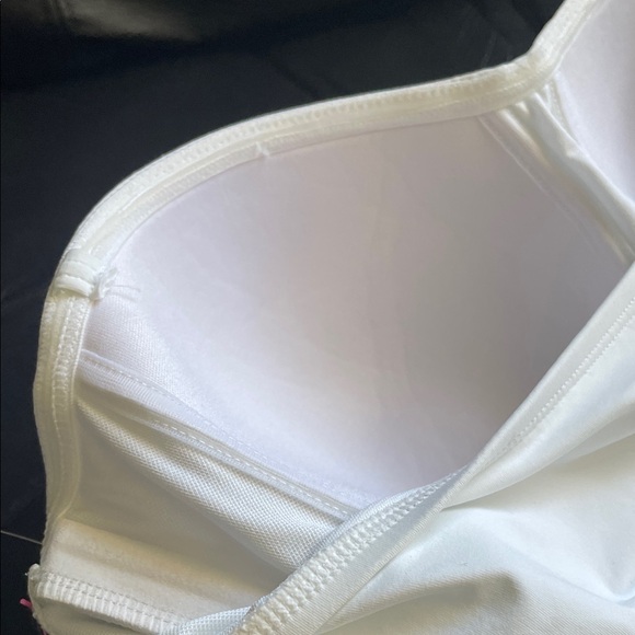 Lilly Pulitzer White Ruched Strapless Swimsuit - Picture 8 of 9